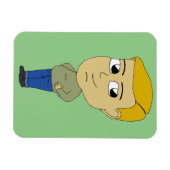 チビ（小さくかわいく書いた感じ） マグネット (横)