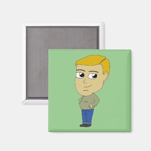 チビ(小さくかわいく書いた感じ) マグネット (正面/裏面)