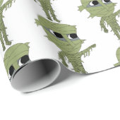 チビ（小さくかわいく書いた感じ）ミイラ ラッピングペーパー (ロールコーナー)