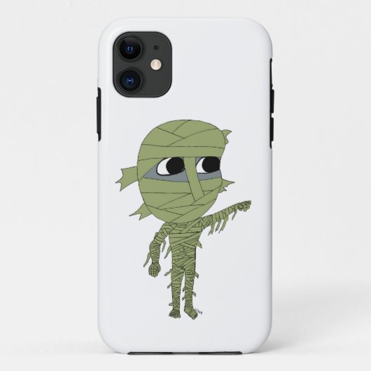 チビ(小さくかわいく書いた感じ)ミイラ Case-Mate iPhoneケース (裏面)