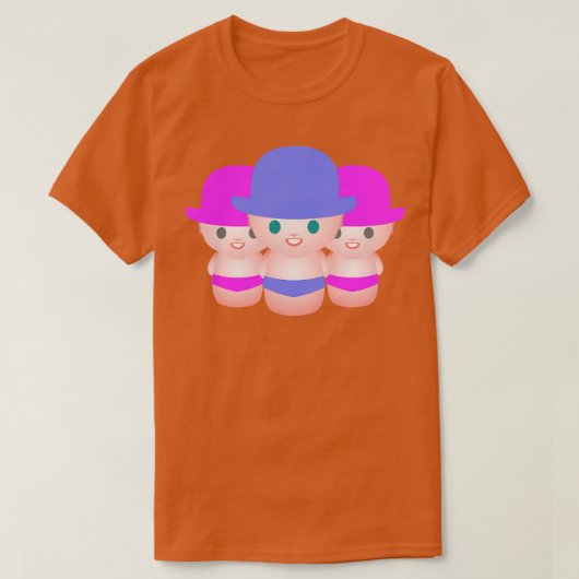 チビ(小さくかわいく書いた感じ)メイト1 Tシャツ (デザイン正面)