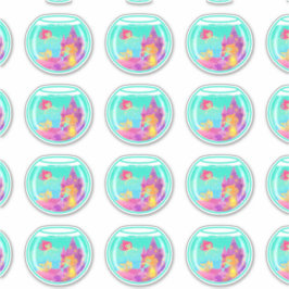 チビ（小さくかわいく書いた感じ）メルメイド（シート）コンターステッカー シール