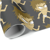 チビ（小さくかわいく書いた感じ） ラッピングペーパー (ロールコーナー)