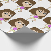 チビ（小さくかわいく書いた感じ） ラッピングペーパー (角)