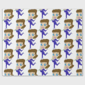 チビ（小さくかわいく書いた感じ） ラッピングペーパー (フラット)