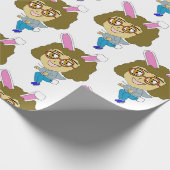 チビ（小さくかわいく書いた感じ） ラッピングペーパー (角)