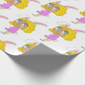 チビ（小さくかわいく書いた感じ） ラッピングペーパー (角)