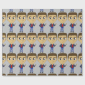 チビ（小さくかわいく書いた感じ） ラッピングペーパー (フラット)