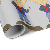 チビ（小さくかわいく書いた感じ） ラッピングペーパー (ロールコーナー)