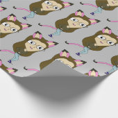 チビ（小さくかわいく書いた感じ） ラッピングペーパー (角)