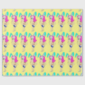 チビ（小さくかわいく書いた感じ） ラッピングペーパー (フラット)