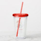 チビ（小さくかわいく書いた感じ）ロンヴァーズリーパトロナス アクリルタンブラー (裏面)