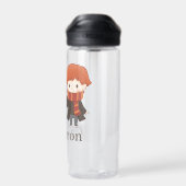 チビ(小さくかわいく書いた感じ)ロンヴァーズリーパトロナス ウォーターボトル (背面)