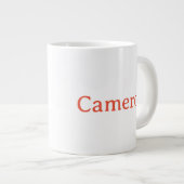 チビ(小さくかわいく書いた感じ)ロンヴァーズリーパトロナス ジャンボコーヒーマグカップ (正面右)