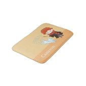 チビ（小さくかわいく書いた感じ）ロンヴァーズリーパトロナス バスマット (アングル)