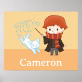 チビ(小さくかわいく書いた感じ)ロンヴァーズリーパトロナス ポスター (正面)