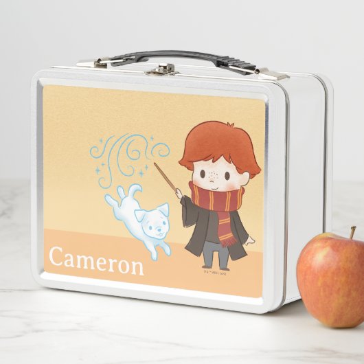 チビ（小さくかわいく書いた感じ）ロンヴァーズリーパトロナス メタルランチボックス (インサイチュ)