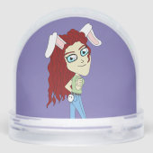 チビ（小さくかわいく書いた感じ）与えバニーガール (裏面)