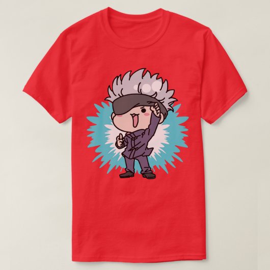 チビ(小さくかわいく書いた感じ)悟 Tシャツ (デザイン正面)