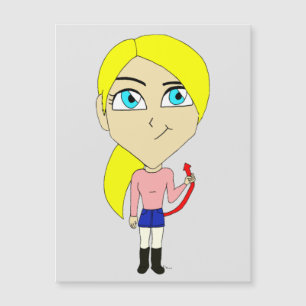 チビ（小さくかわいく書いた感じ）「悪い」女の子