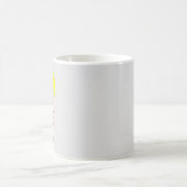 チビ(小さくかわいく書いた感じ)「悪い」女の子 コーヒーマグカップ (中央)