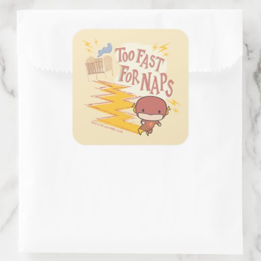 チビ(小さくかわいく書いた感じ) |昼寝 スクエアシール (バッグ)