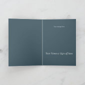 チビ(小さくかわいく書いた感じ)猫が海賊カードに身を包んだ誕生日 シーズンカード (内部)