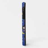 チビ(小さくかわいく書いた感じ)疑問に思女すごい男バットマン柄 Case-Mate iPhoneケース (裏面/左)