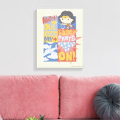 チビ(小さくかわいく書いた感じ)疑問に思女性 | Sassyパンツをはいてる! キャンバスプリント (インサイチュ (リビング))