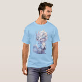 チビ（小さくかわいく書いた感じ）竜 Tシャツ (正面フル)