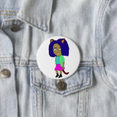 チビ（小さくかわいく書いた感じ） 缶バッジ (インサイチュ)