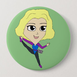 チビ（小さくかわいく書いた感じ） 缶バッジ