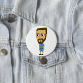 チビ（小さくかわいく書いた感じ） 缶バッジ (インサイチュ)