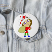 チビ（小さくかわいく書いた感じ） 缶バッジ (インサイチュ)