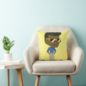 チビ(小さくかわいく書いた感じ)装飾用クッション クッション (椅子)