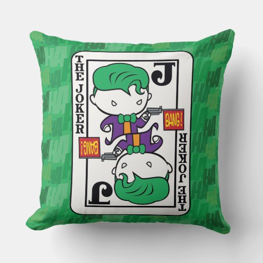 チビ(小さくかわいく書いた感じ)遊ジョーカー クッション (正面)