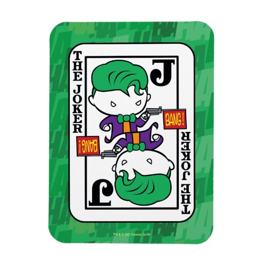 チビ(小さくかわいく書いた感じ)遊ジョーカー マグネット (縦)