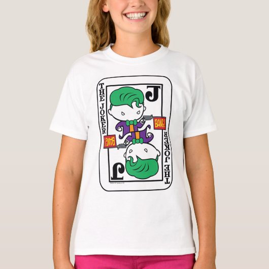 チビ(小さくかわいく書いた感じ)遊ジョーカー Tシャツ (正面)