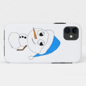 チビ(小さくかわいく書いた感じ)雪だるま Case-Mate iPhoneケース (裏面(横))