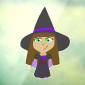 チビ（小さくかわいく書いた感じ）魔女 ウィンドウサイン (シート3)