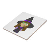 チビ(小さくかわいく書いた感じ)魔女 タイル (側面)