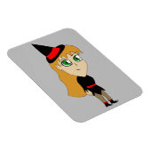 チビ（小さくかわいく書いた感じ）魔女 マグネット (右側)