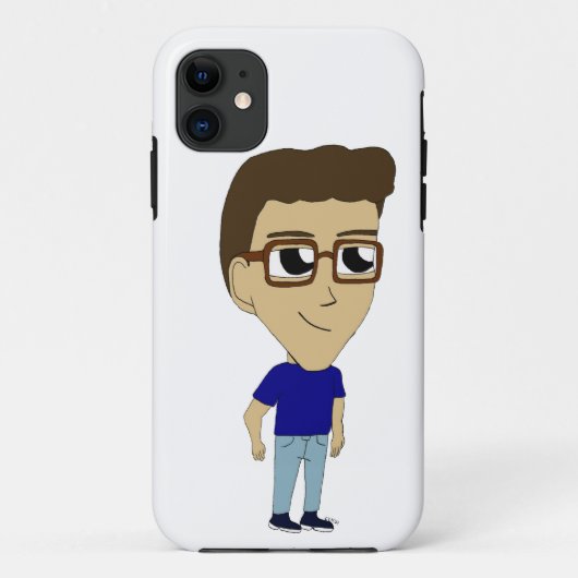 チビ(小さくかわいく書いた感じ) Case-Mate iPhoneケース (裏面)
