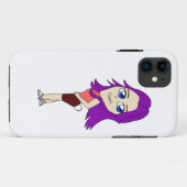 チビ(小さくかわいく書いた感じ) Case-Mate iPhoneケース (裏面(横))