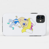 チビ(小さくかわいく書いた感じ) Case-Mate iPhoneケース (裏面(横))