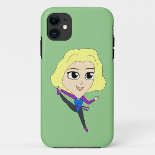チビ（小さくかわいく書いた感じ） iPhone 11 ケース
