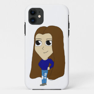 チビ(小さくかわいく書いた感じ) iPhone 11 ケース