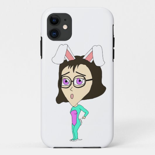 チビ（小さくかわいく書いた感じ） Case-Mate iPhoneケース (裏面)
