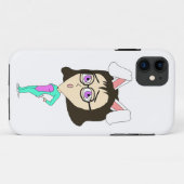 チビ（小さくかわいく書いた感じ） Case-Mate iPhoneケース (裏面(横))
