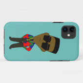 チビ(小さくかわいく書いた感じ) Case-Mate iPhoneケース (裏面(横))